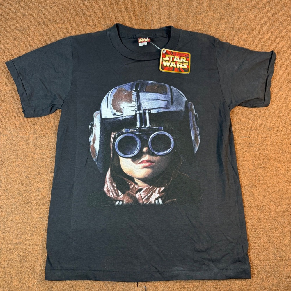 Star Wars Anakin Skywalker Podracer Shirt Kids XL 18/20 NWT Made in USA 90s Vtg